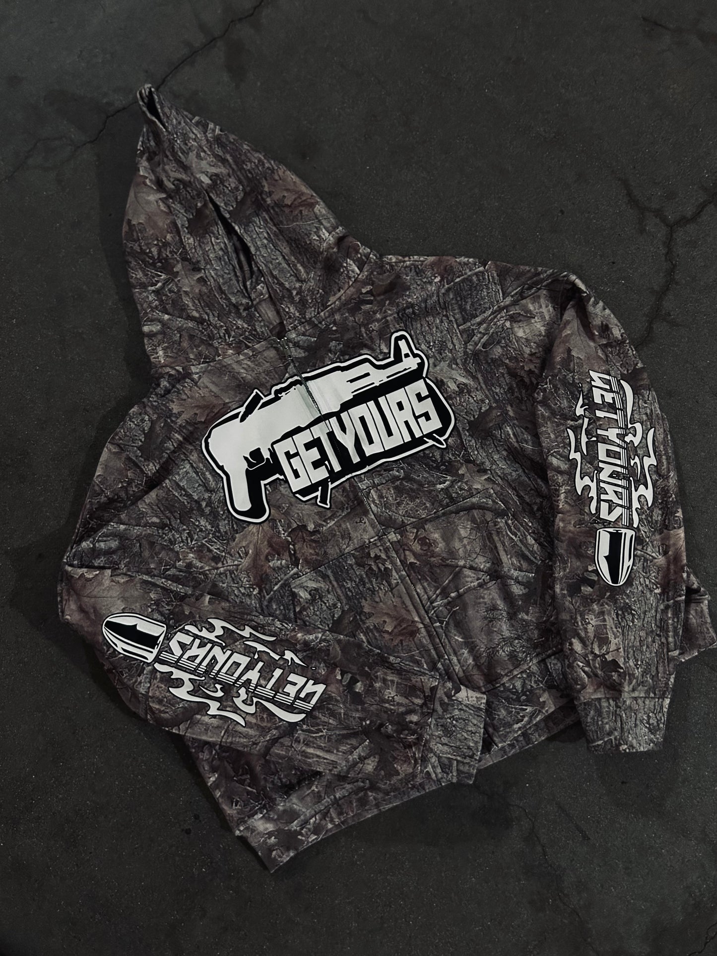 Camo Zip-ups